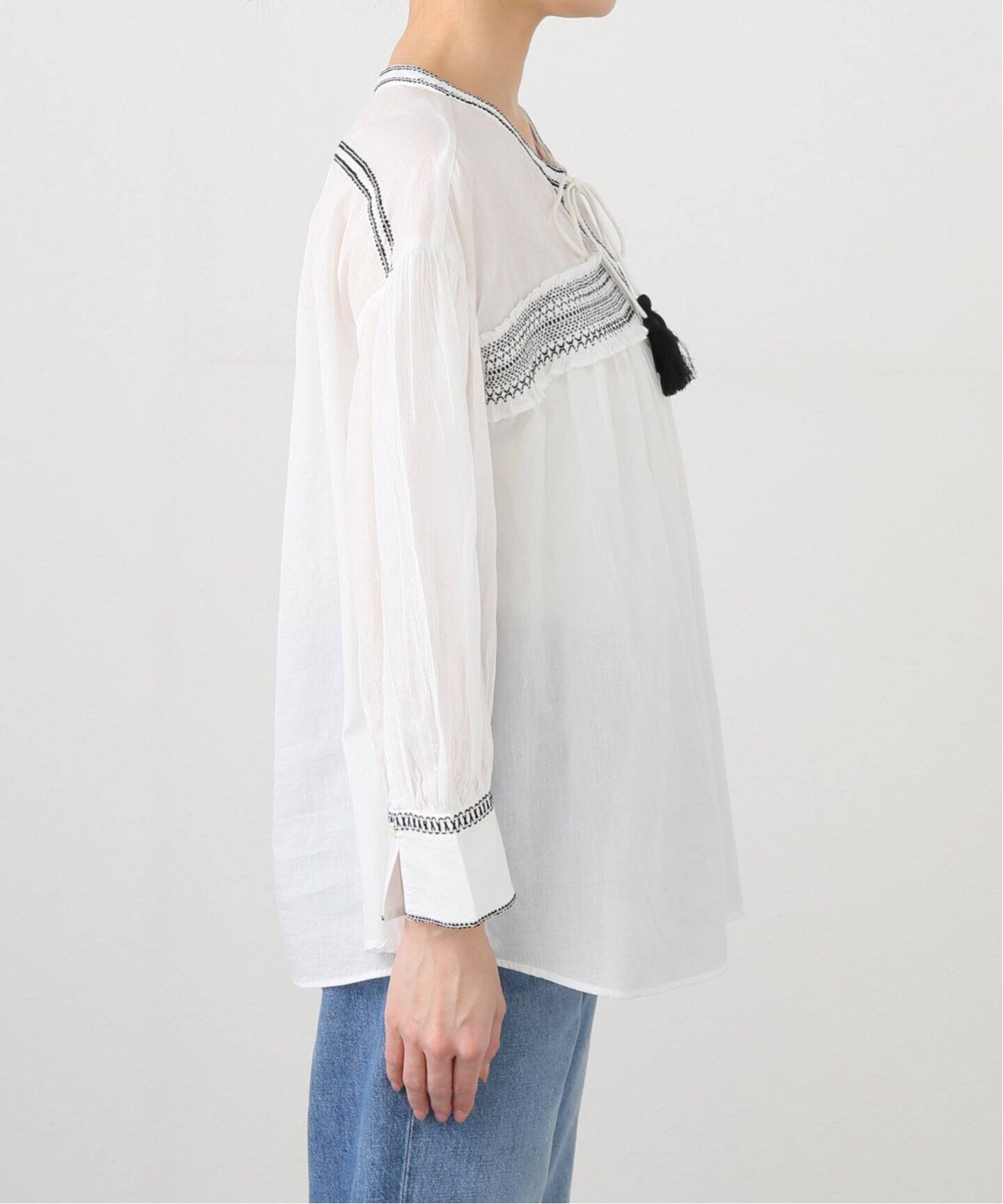 IENA 17SS 今季美品 ウェーブシャーリングパフブラウス IENA 17SS 今季美品 ウェーブシャーリングパフブラウス 【公式通販】