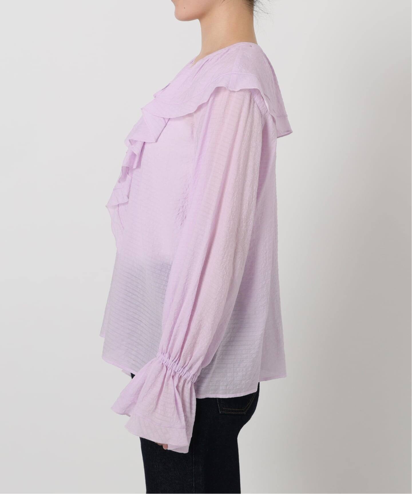 ESLOW ドレスシャツブラウス レースアップスリーブ  エスロー レースアップスリーブブラウス | Rlab store