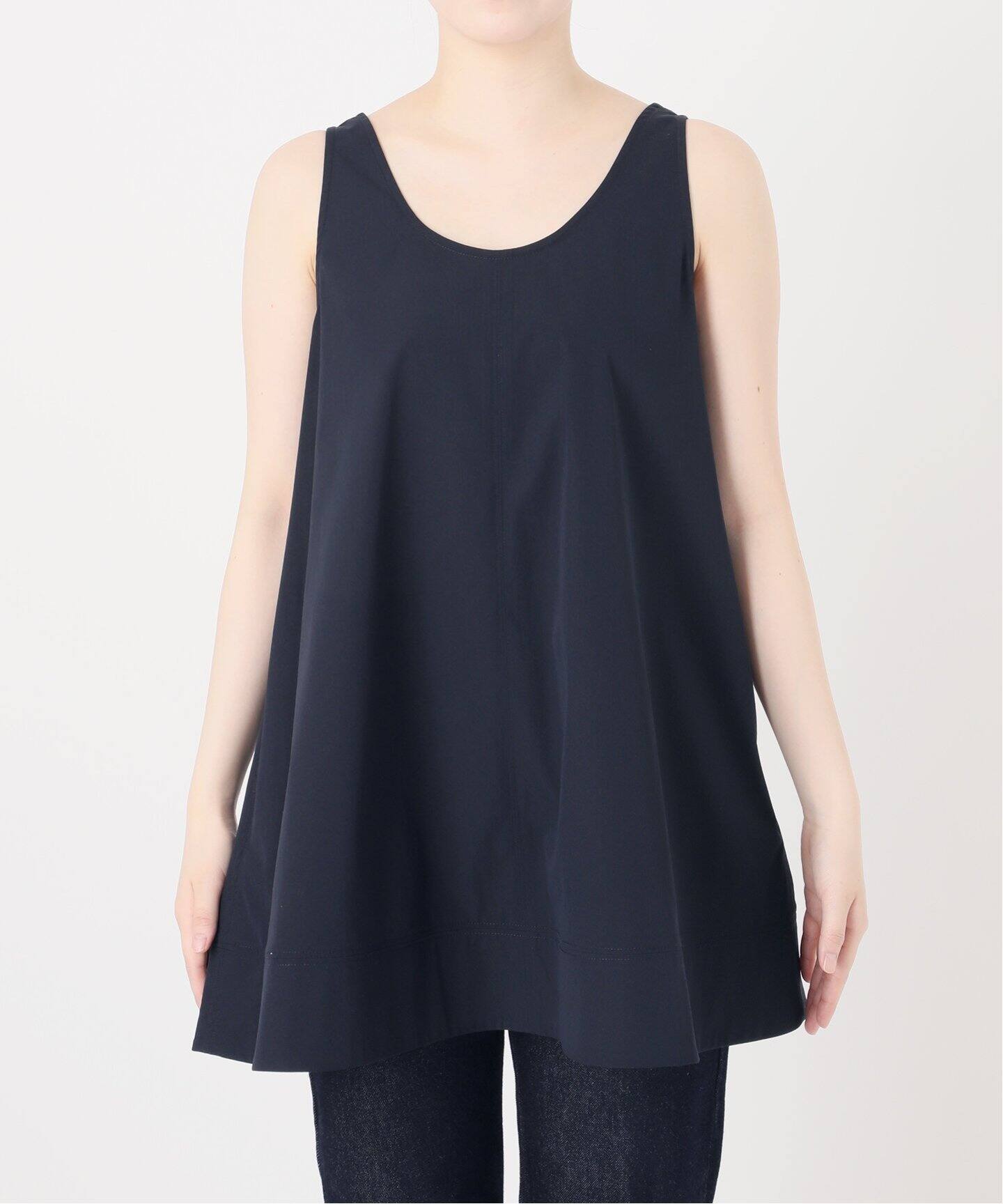 SLOBE IENA / 新品・未使用 グログランスクエアチュニック ブラック グログランスクエアチュニック | スローブ イエナ(SLOBE IENA
