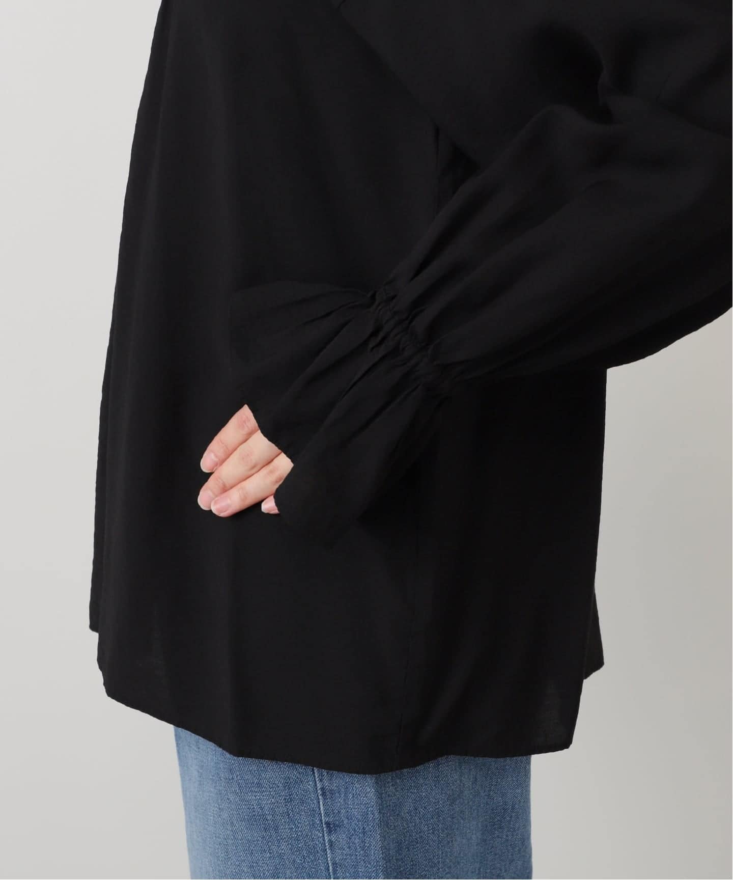 スローブ イエナ（SLOBE IENA）/ブザムギャザーブラウス ブザムギャザーブラウス（シャツ／ブラウス）｜SLOBE IENA（スローブ