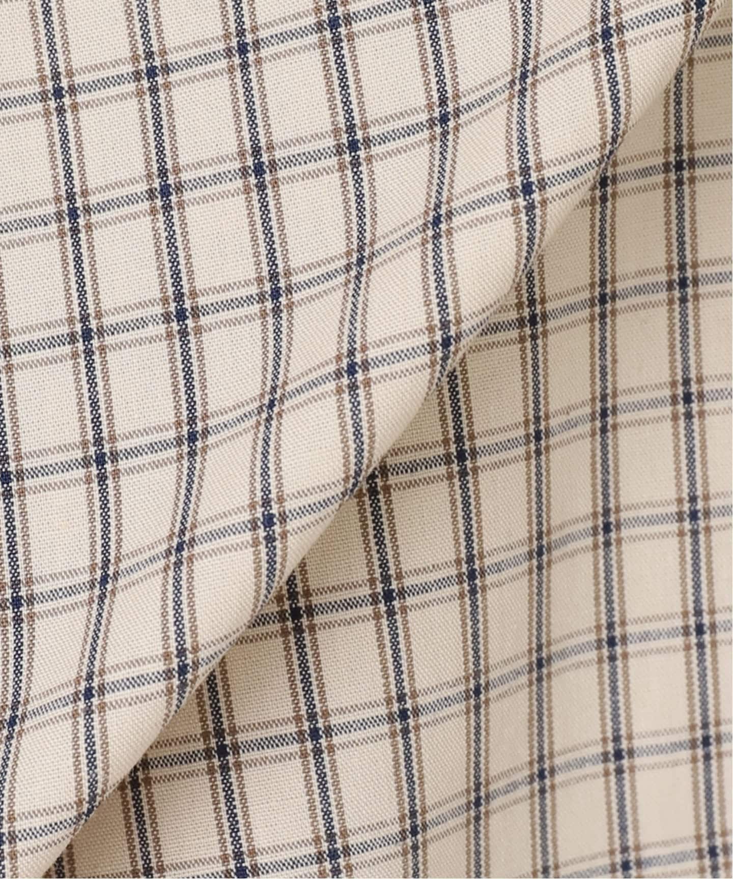 コットンチェックフリルブラウス（シャツ／ブラウス）｜SLOBE IENA