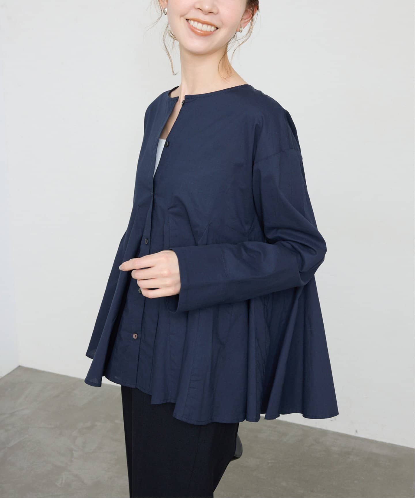 パネルフレアーブラウス（シャツ／ブラウス）｜SLOBE IENA（スローブ