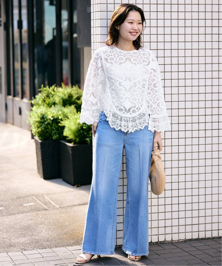リバーレースブラウス（シャツ／ブラウス）｜SLOBE IENA（スローブ  