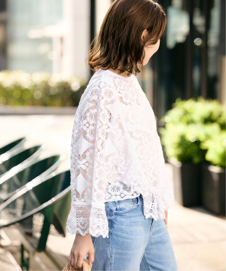 リバーレースブラウス（シャツ／ブラウス）｜SLOBE IENA（スローブ  