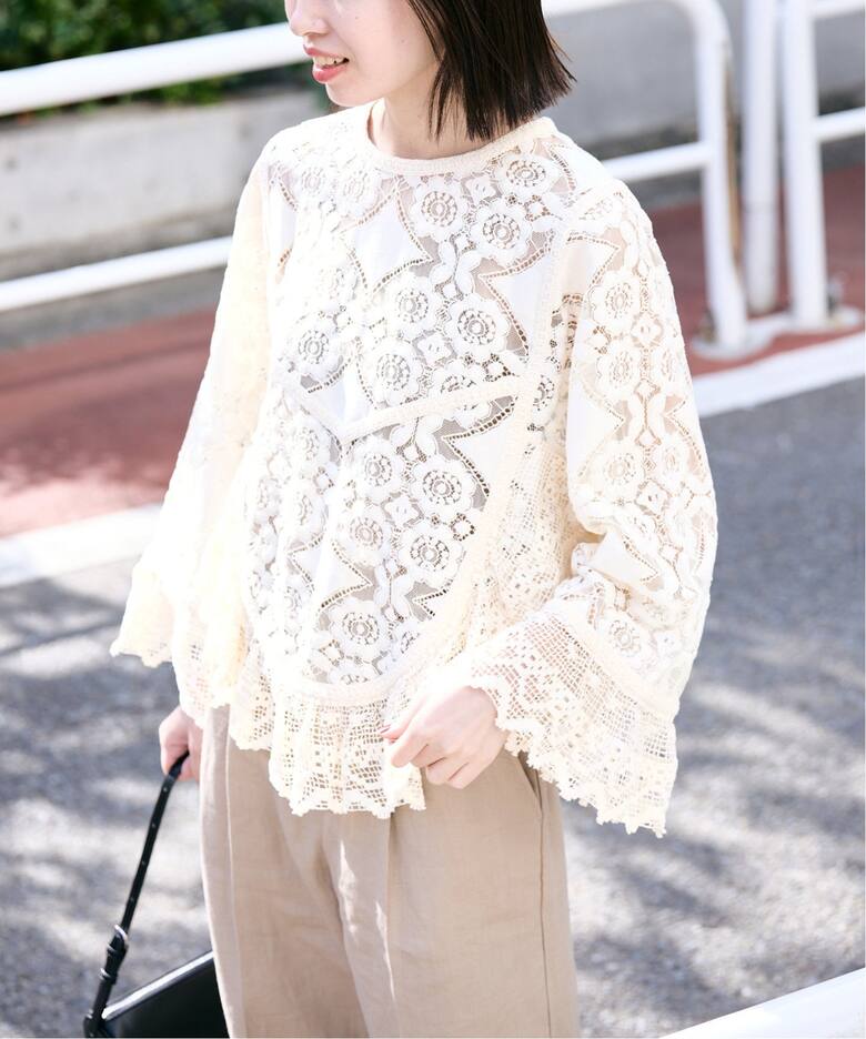 リバーレースブラウス（シャツ／ブラウス）｜SLOBE IENA（スローブ  