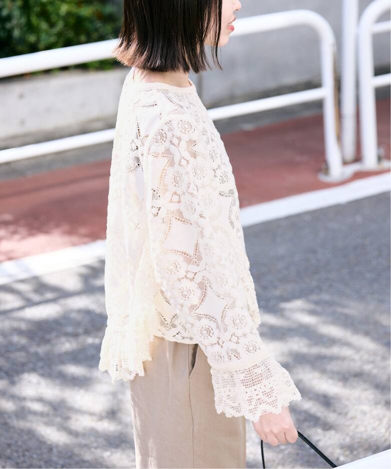 リバーレースブラウス（シャツ／ブラウス）｜SLOBE IENA（スローブ  