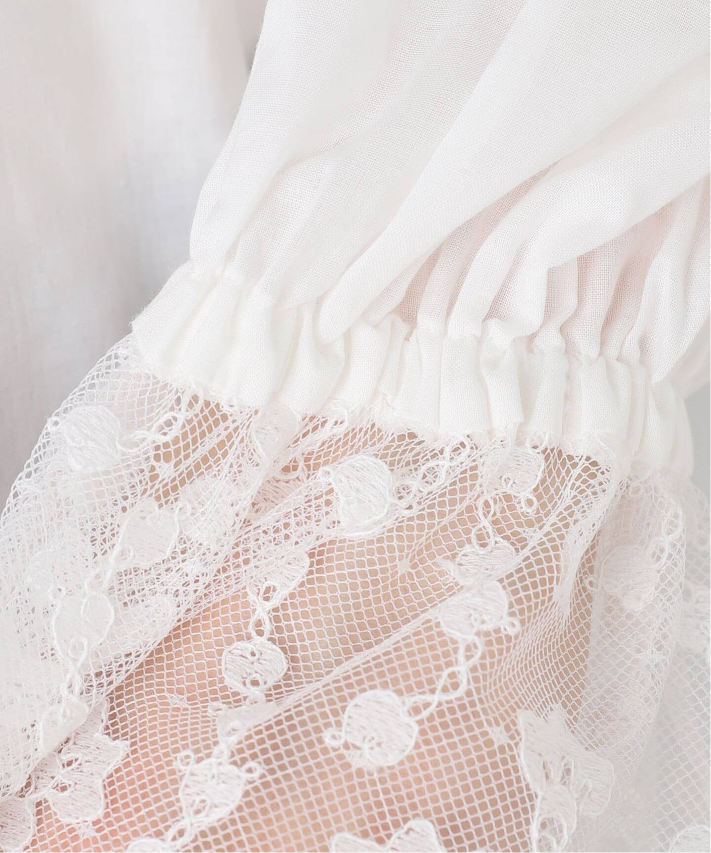 スタンドレースブラウス（シャツ／ブラウス）｜SLOBE IENA（スローブ