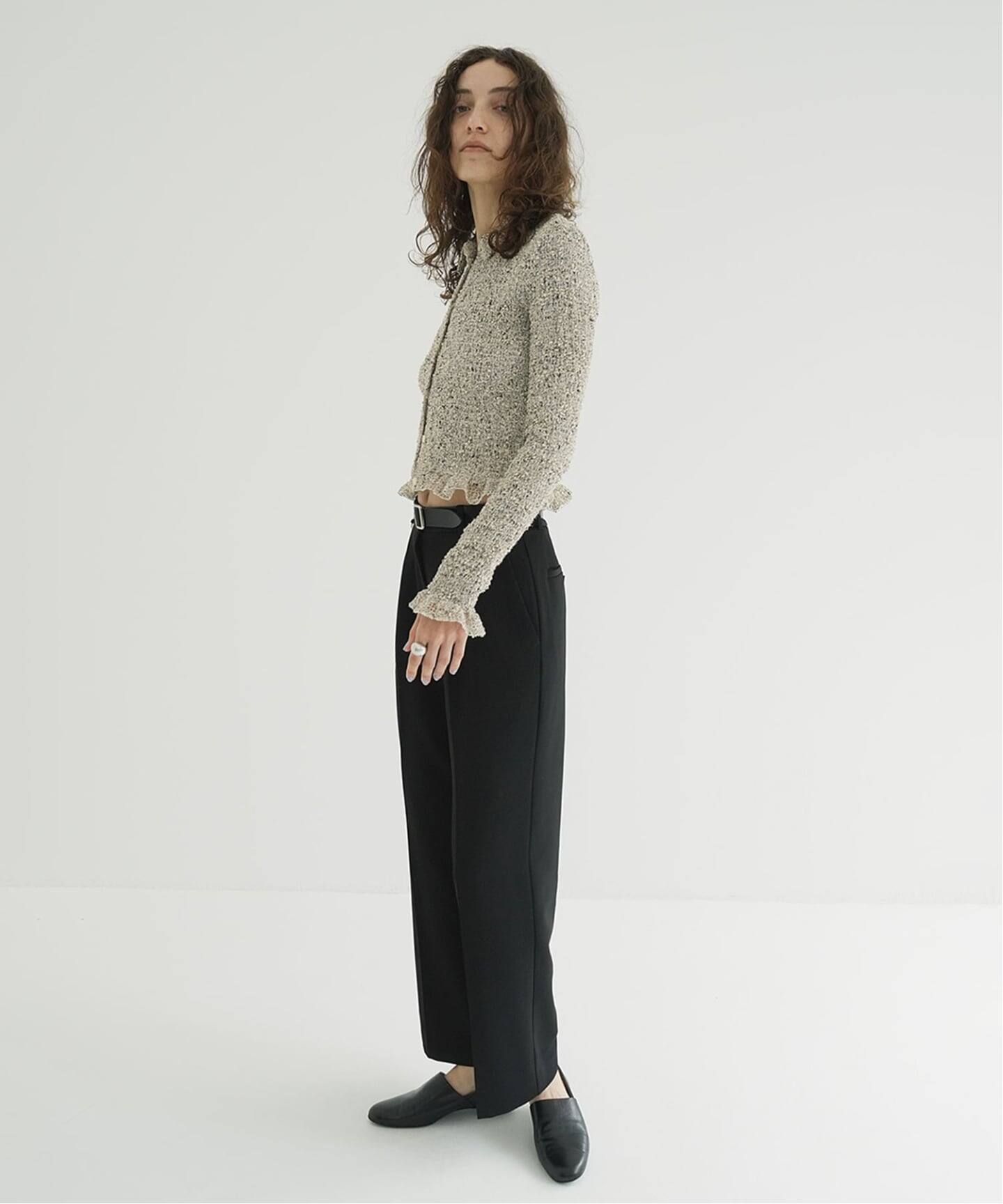 CLANE/クラネ MIX MESH GATHER SHIRT 19122-4332（シャツ／ブラウス 
