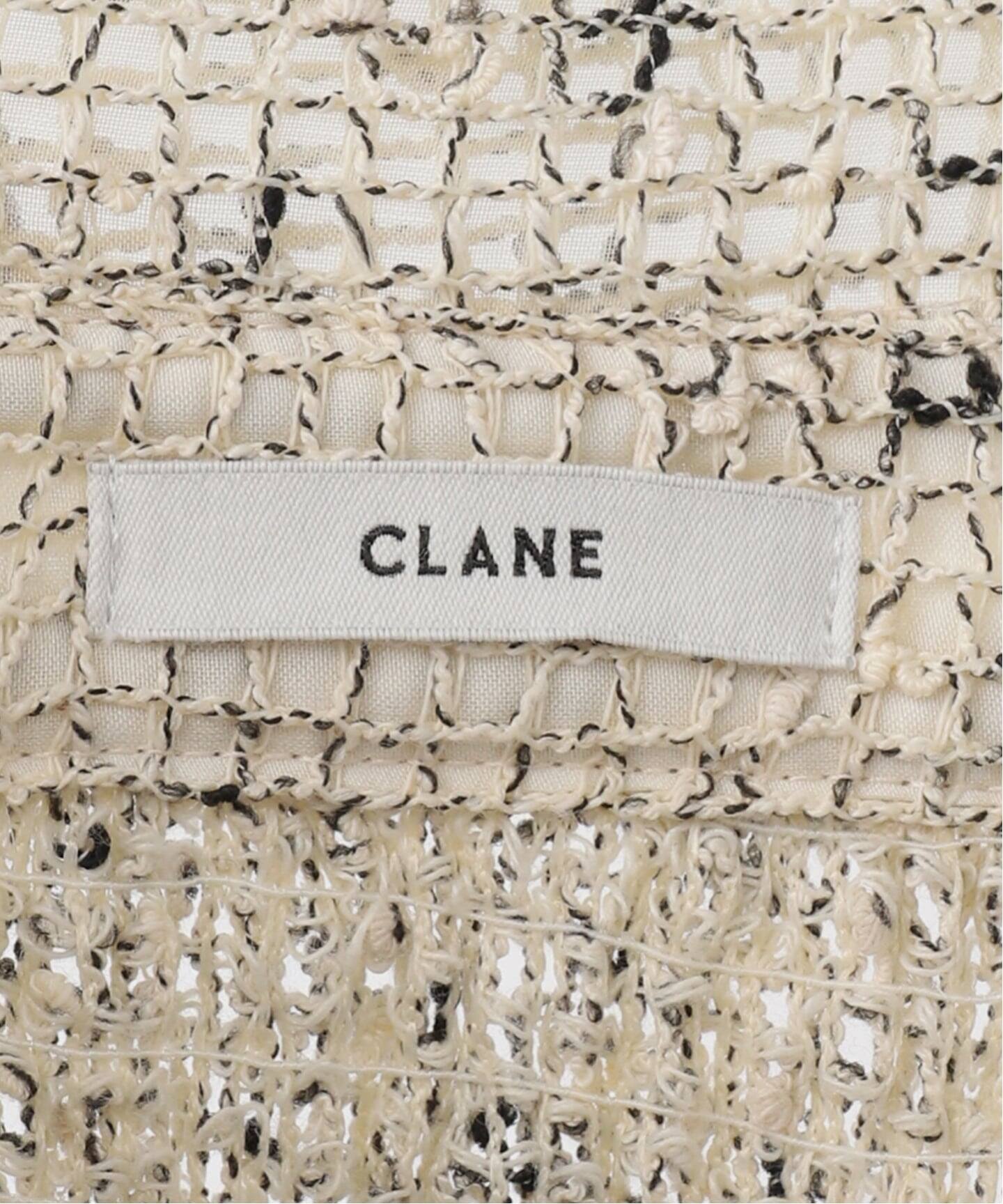 CLANE/クラネ MIX MESH GATHER SHIRT 19122-4332（シャツ／ブラウス