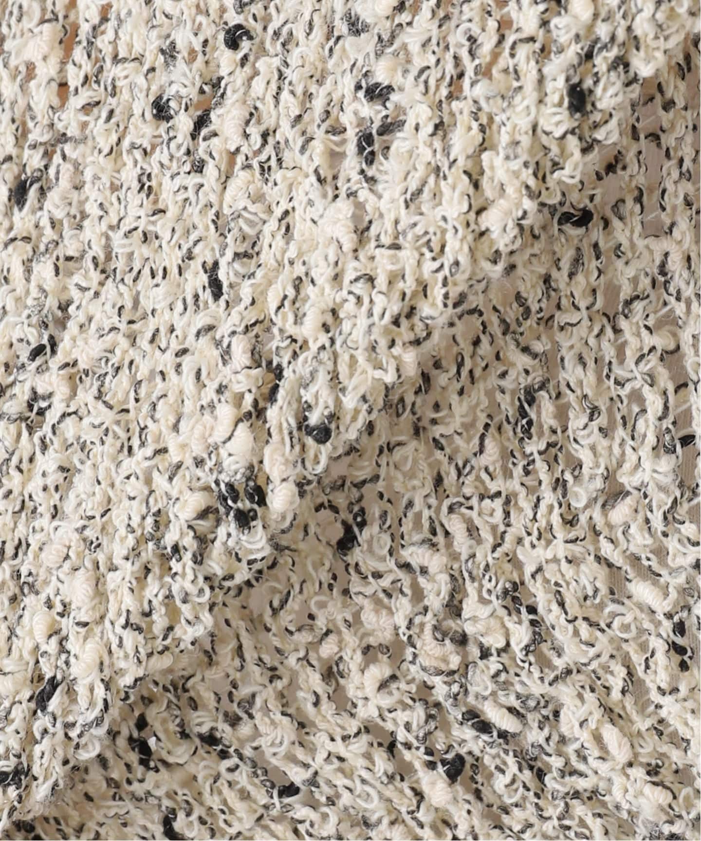 CLANE/クラネ MIX MESH GATHER SHIRT 19122-4332（シャツ／ブラウス