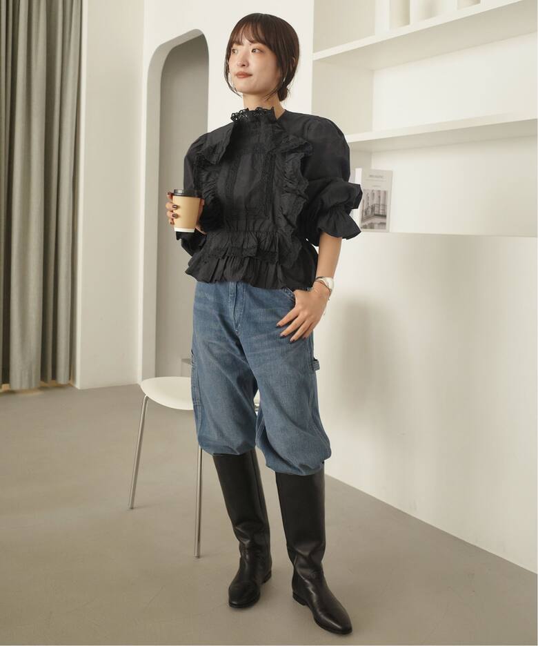 crinkle crinkle crinkle pillow case blouse CC-4027（シャツ 