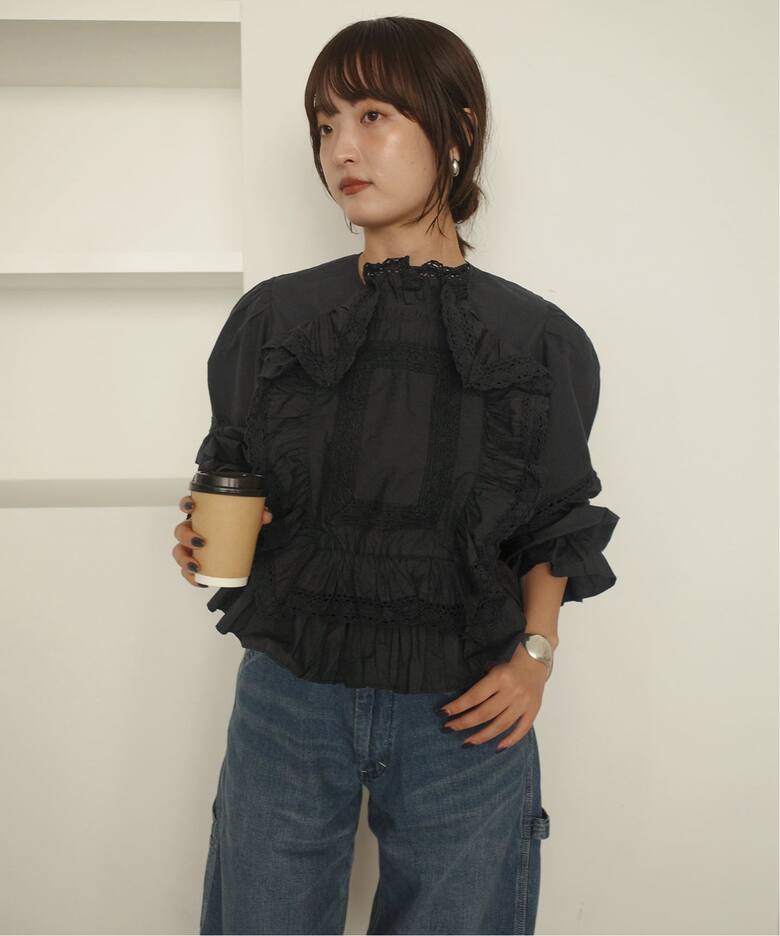 crinkle crinkle crinkle pillow case blouse CC-4027（シャツ 