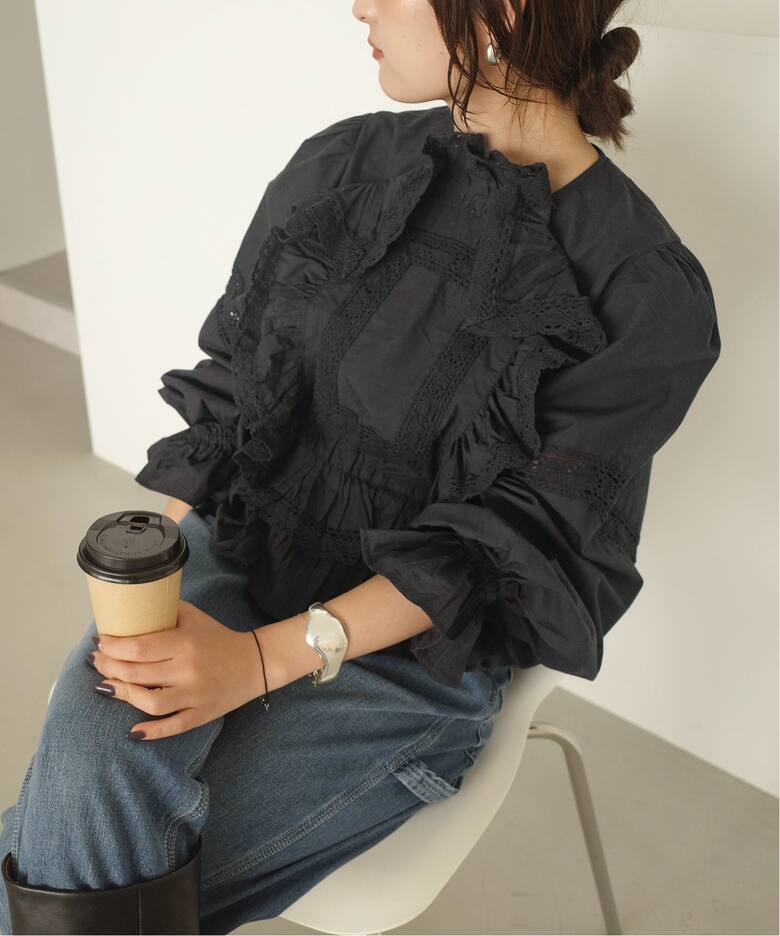 crinkle crinkle crinkle pillow case blouse CC-4027（シャツ 