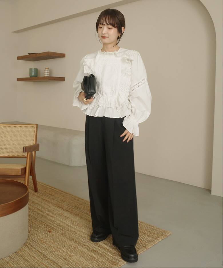 crinkle crinkle crinkle pillow case blouse CC-4027（シャツ 