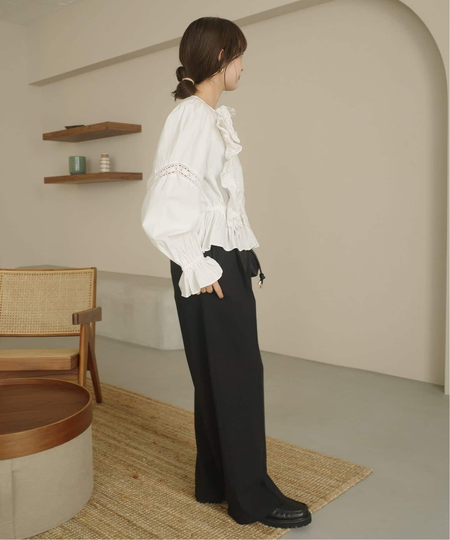 crinkle crinkle crinkle pillow case blouse CC-4027（シャツ