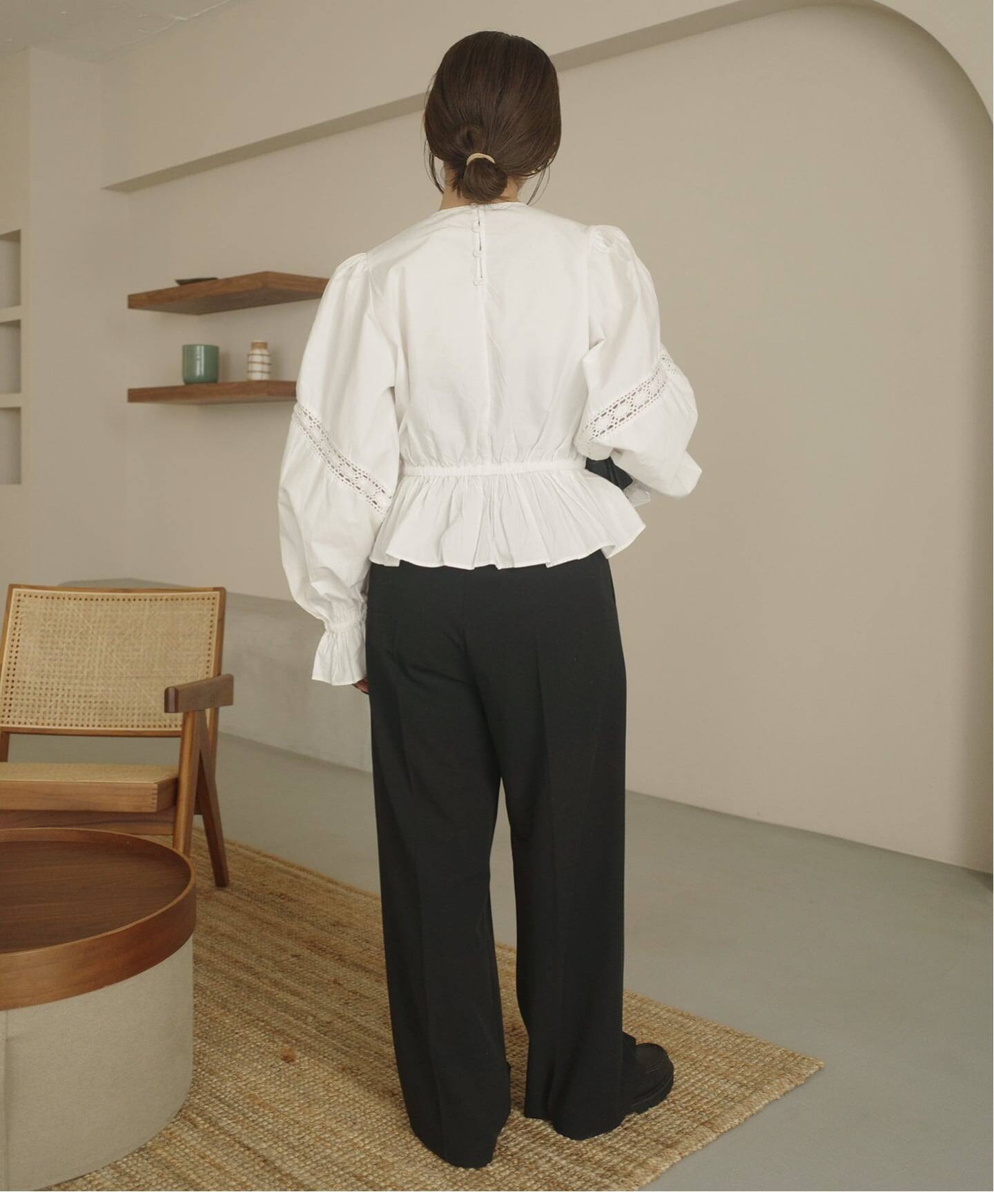 crinkle crinkle crinkle pillow case blouse CC-4027（シャツ