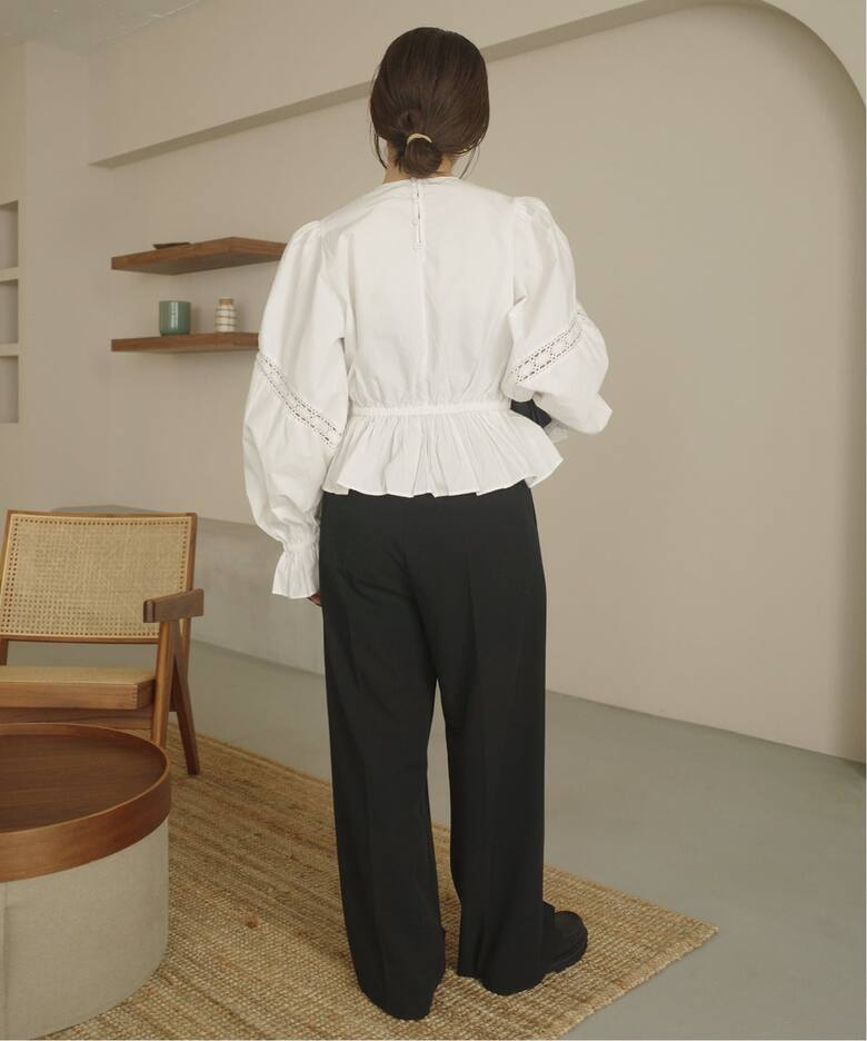 crinkle crinkle crinkle pillow case blouse CC-4027（シャツ 
