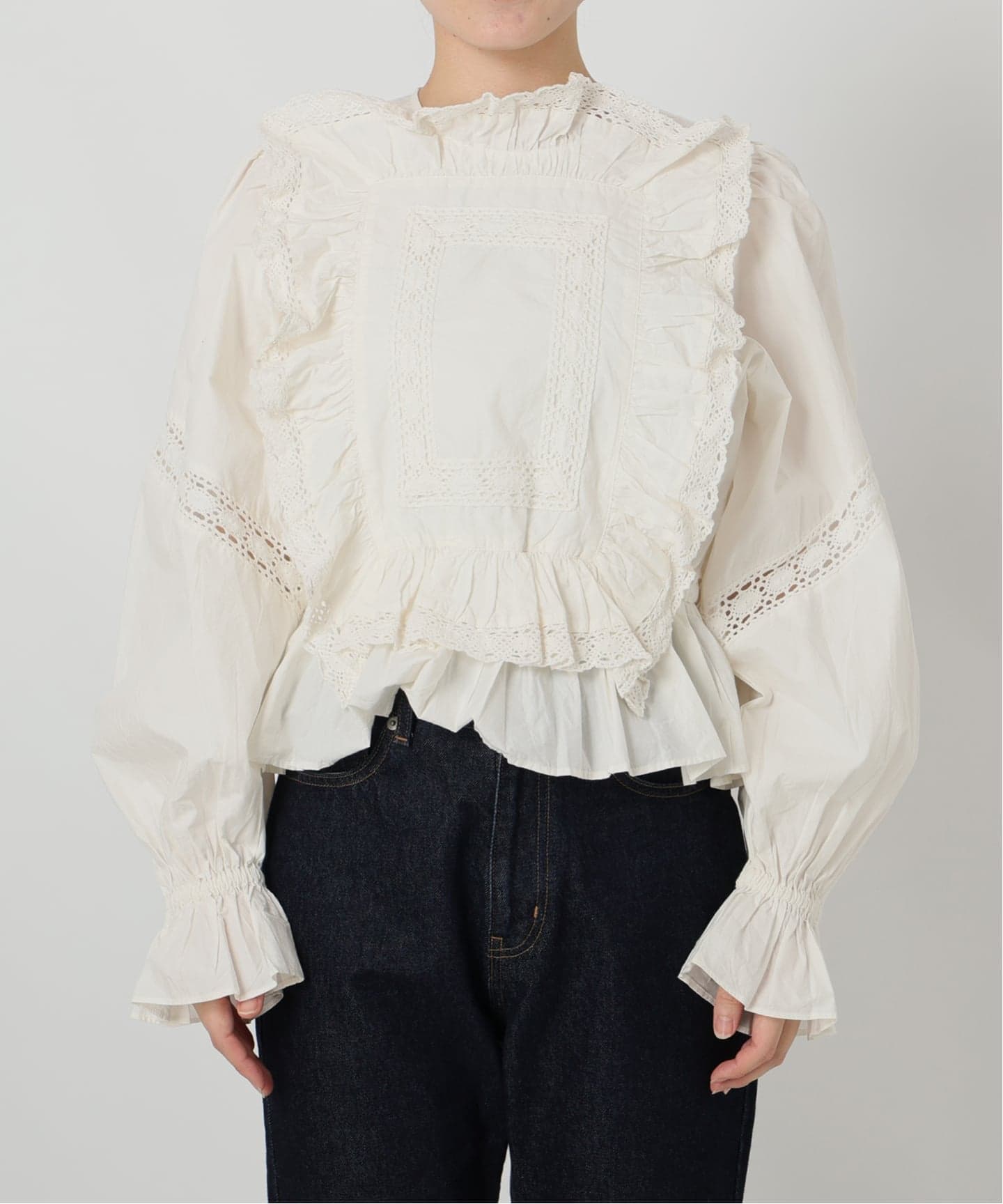 crinkle crinkle crinkle pillow case blouse CC-4027（シャツ