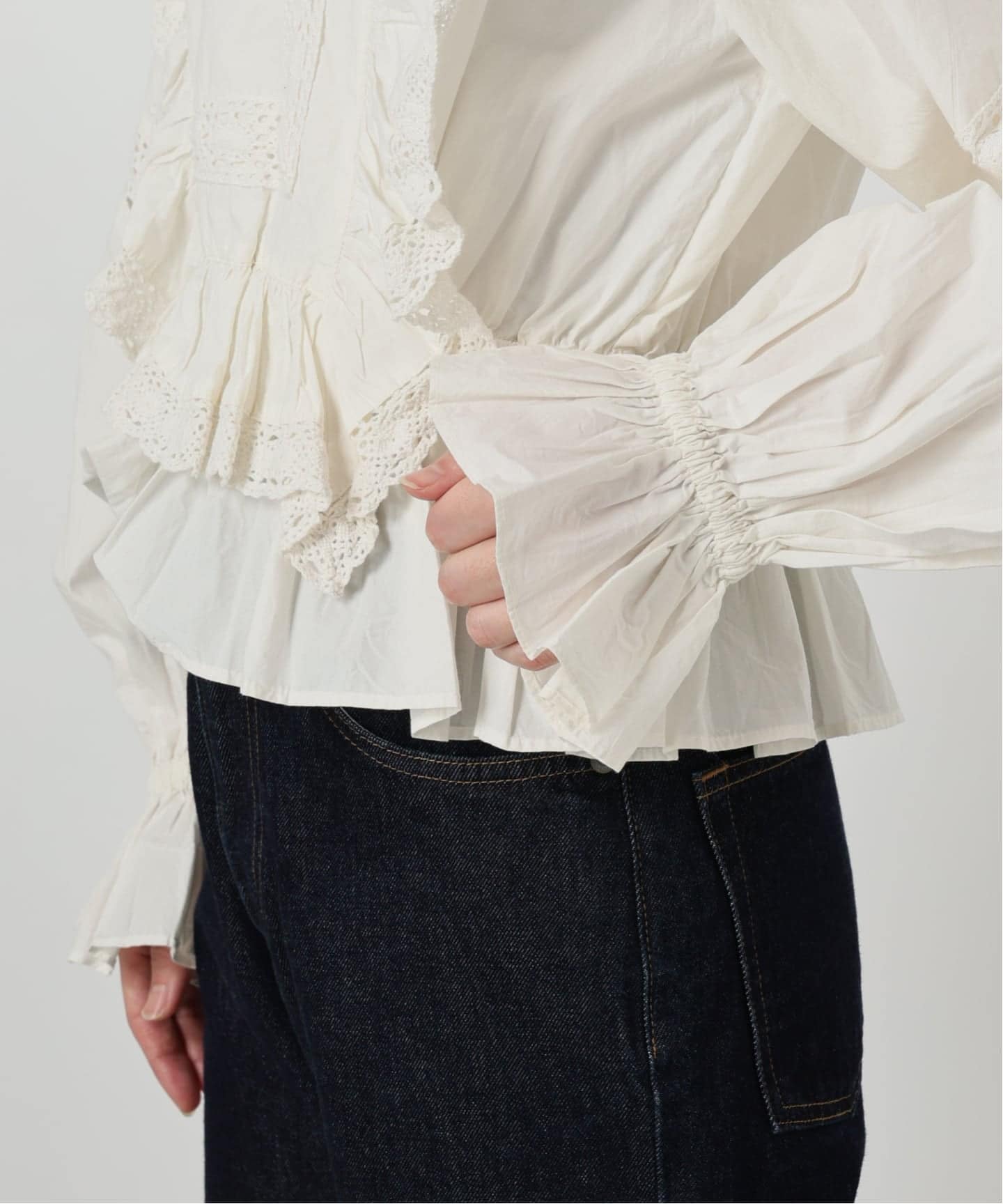 crinkle crinkle crinkle pillow case blouse CC-4027（シャツ