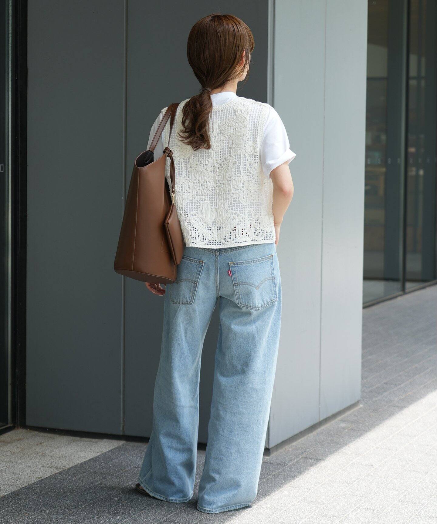81BRANCA/ハチイチブランカ レースベスト（ベスト）｜SLOBE IENA