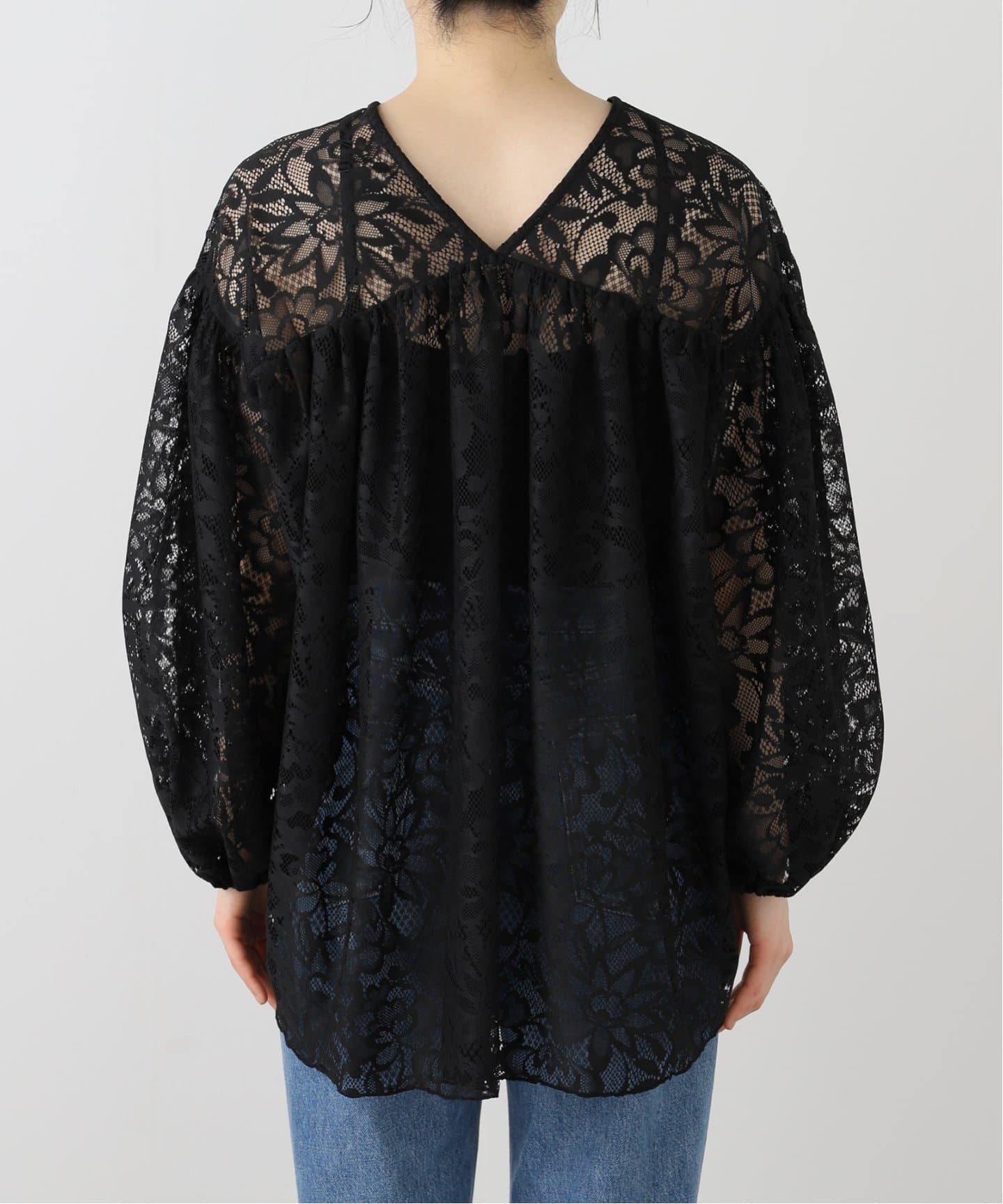ブラウス シャツ QUIITO/キート LACE PO Q25S-P033 レディース QUIITO/キート LACE PO Q25S-P033（シャツ／ブラウス）｜SLOBE