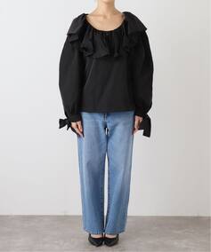 ESTHE/エステ Ruffle Taffetta Top（シャツ／ブラウス）｜SLOBE IENA 