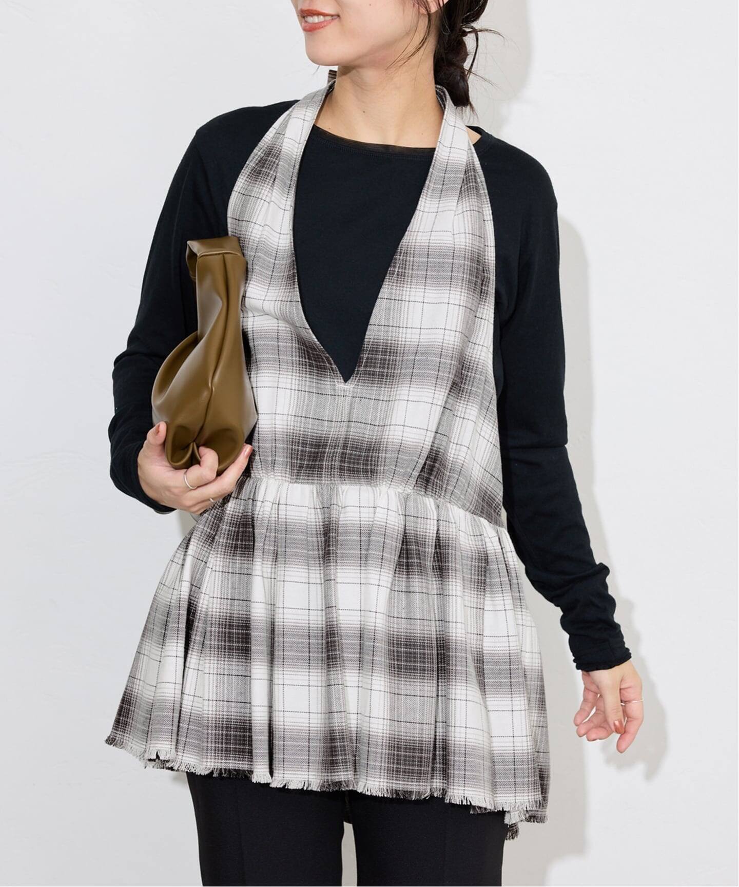 crinkle crinkle crinkle SLOBE別注 ホルターネックキャミソール