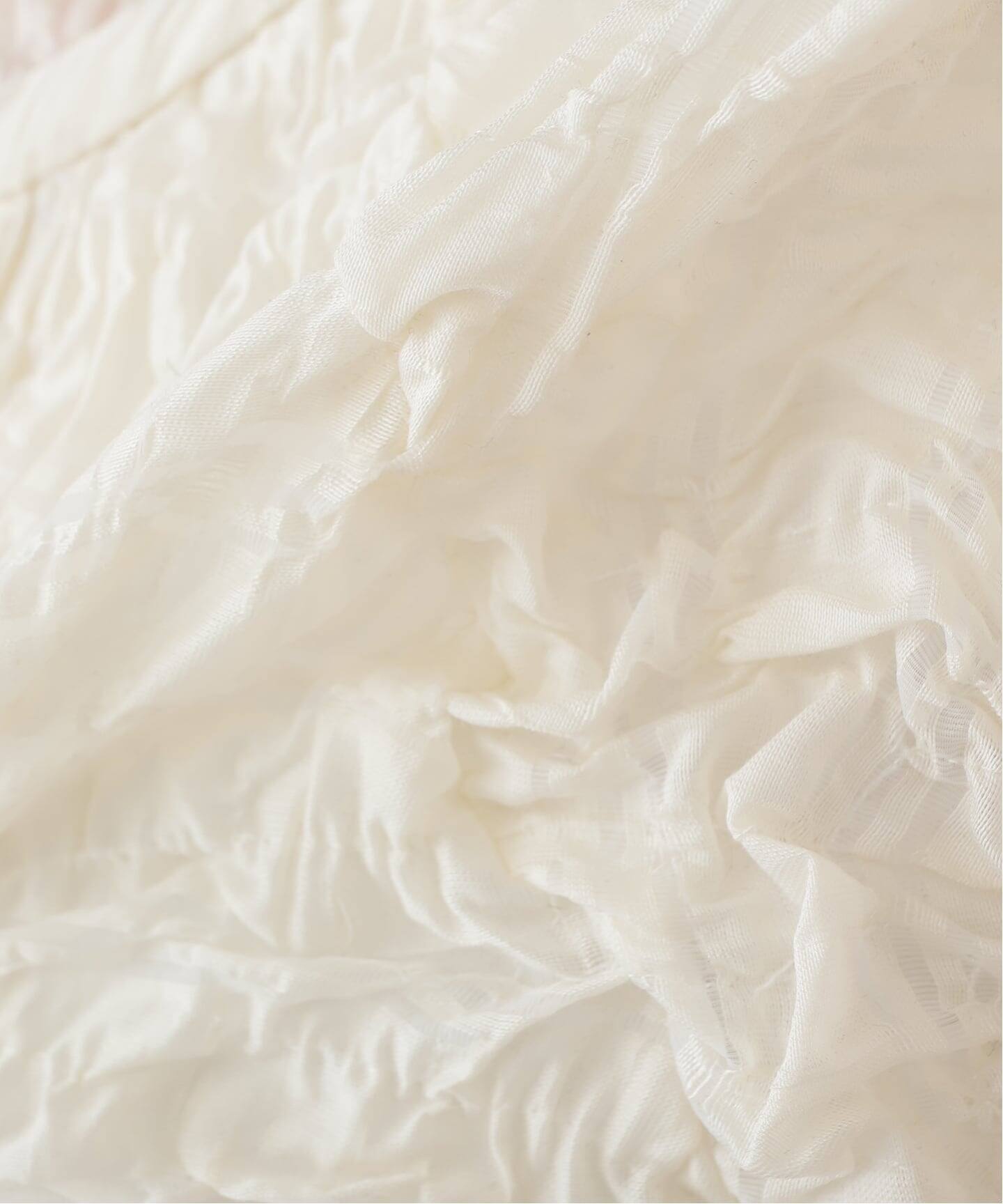クラネ CLANE SHIRRING PUFF TOPS （IVORY） CLANE(クラネ)のSHIRRING PUFF TOPS通販 | 集英社HAPPY PLUS STORE