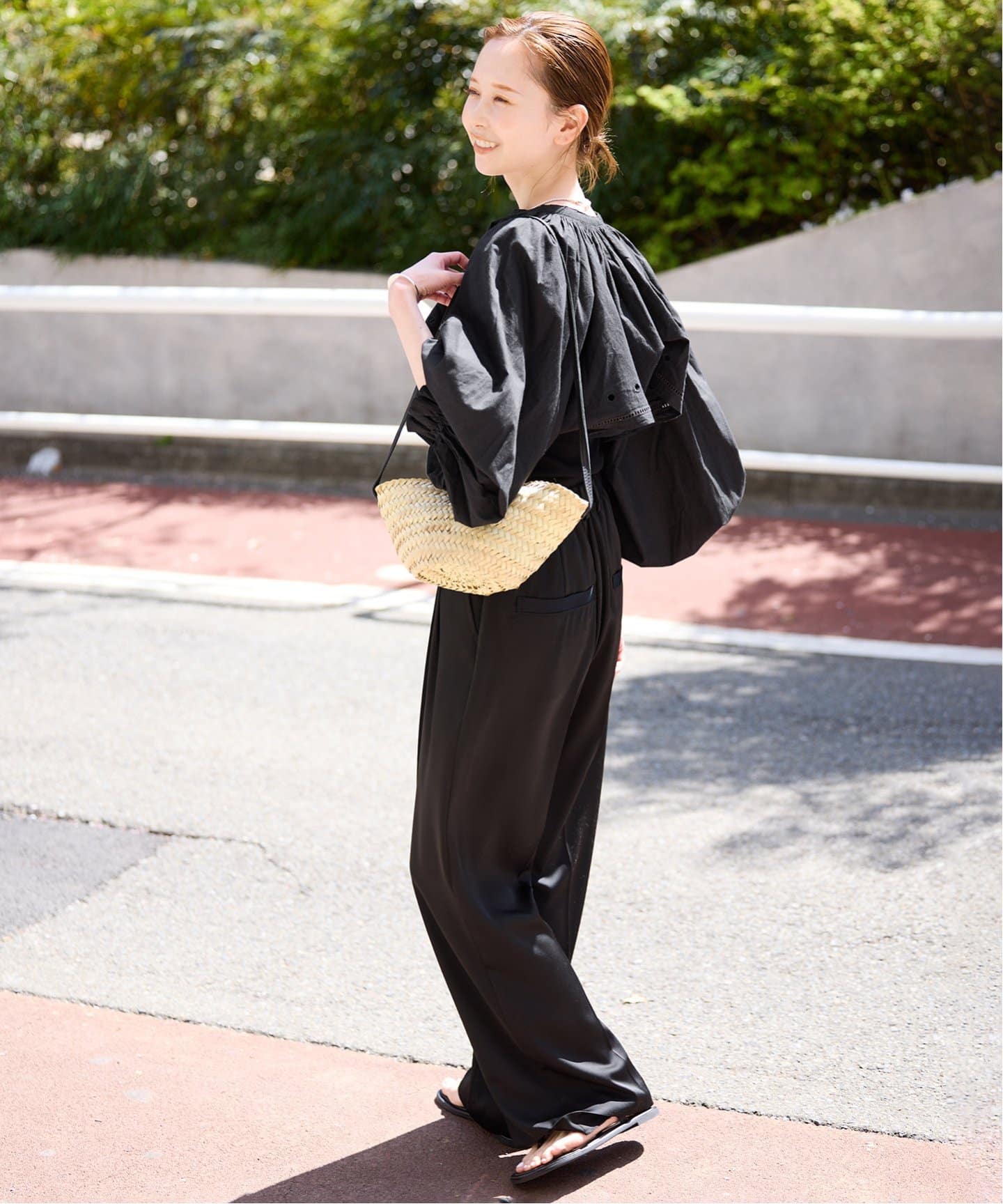 トップス crinkle crinkle crinkle crinkle crinkle crinkle embroidery クロップド ブラウス CC