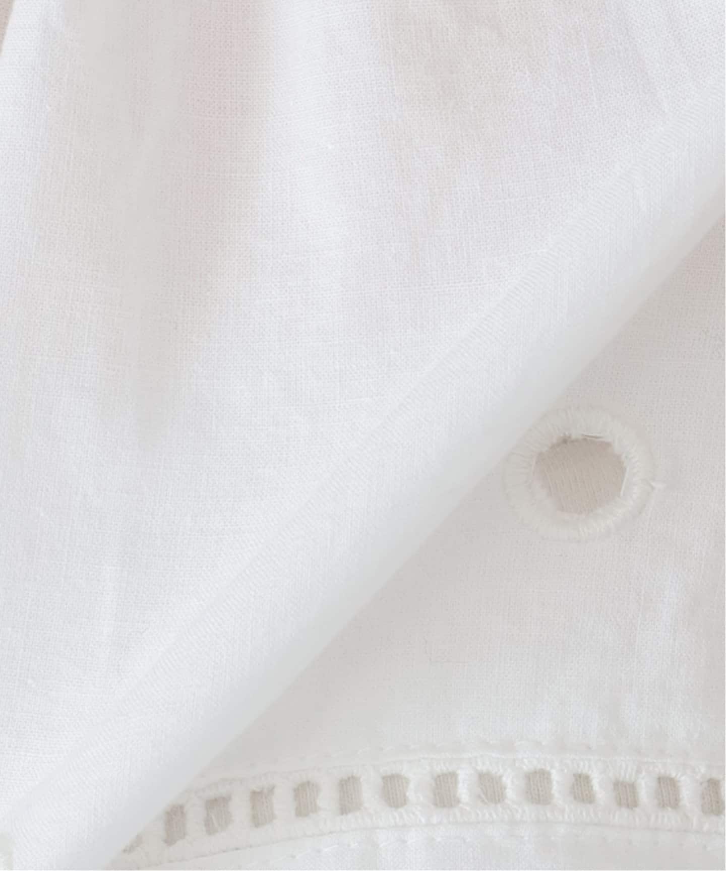 crinkle crinkle crinkle embroidery クロップド ブラウス CC-3526