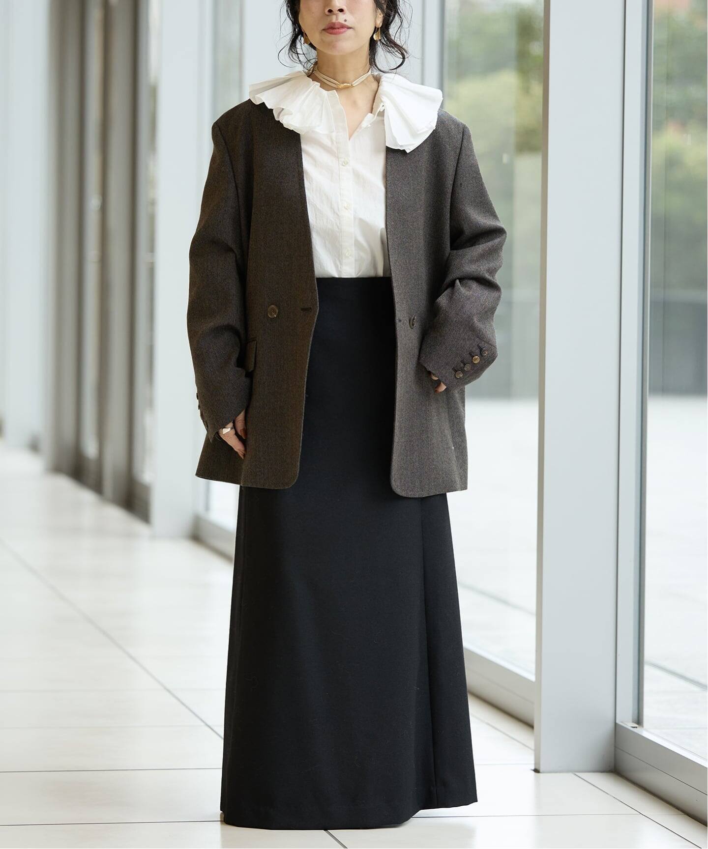 IENA LA BOUCLE フリルブラウス（シャツ／ブラウス）｜IENA（イエナ