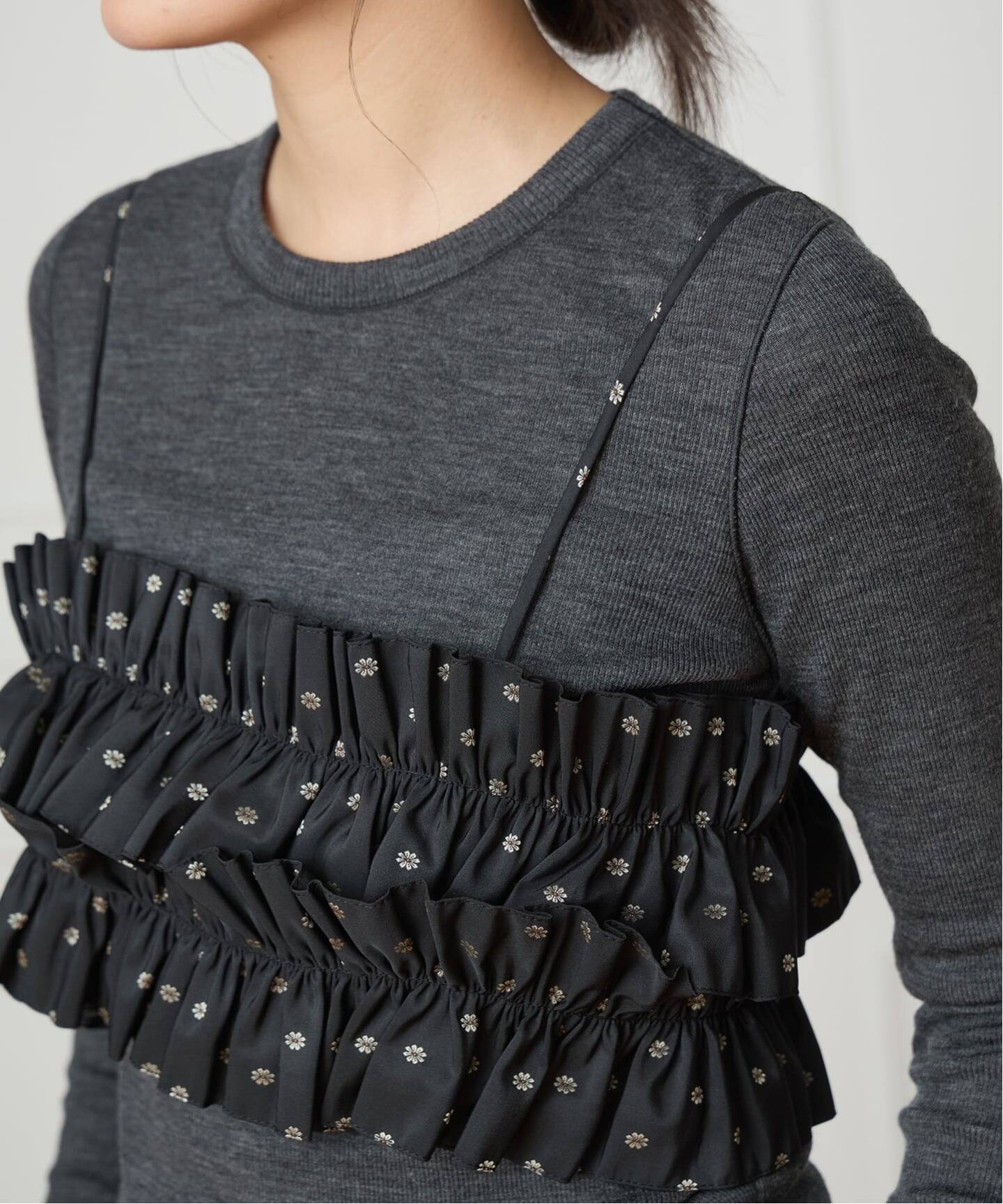 IENA LA BOUCLE JQフリルビスチェ（その他トップス）｜IENA（イエナ