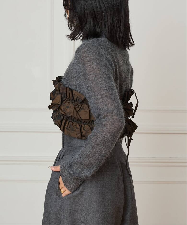 IENA LA BOUCLE タフタフリルビスチェ（その他トップス）｜IENA 