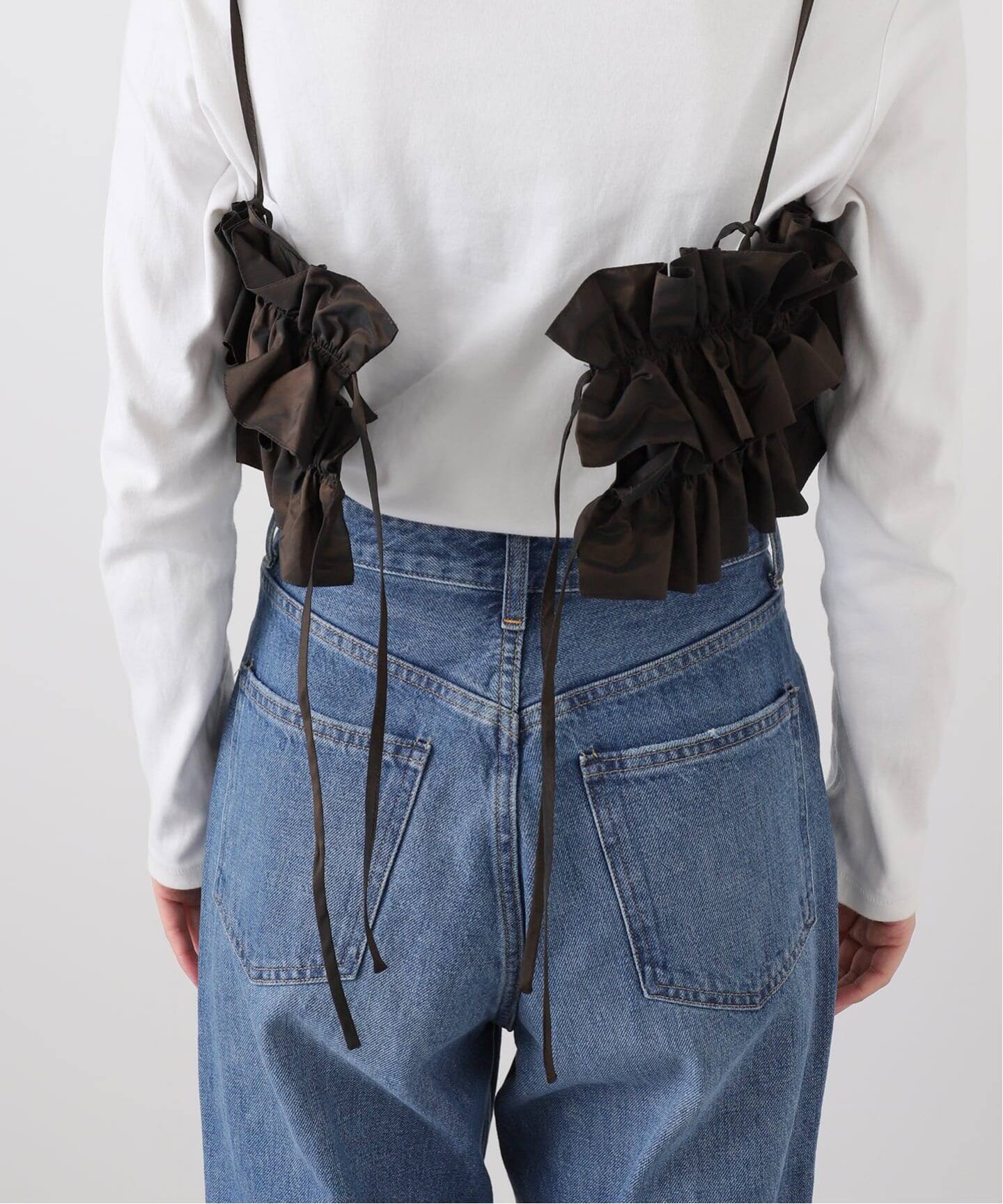 IENA LA BOUCLE タフタフリルビスチェ（その他トップス）｜IENA