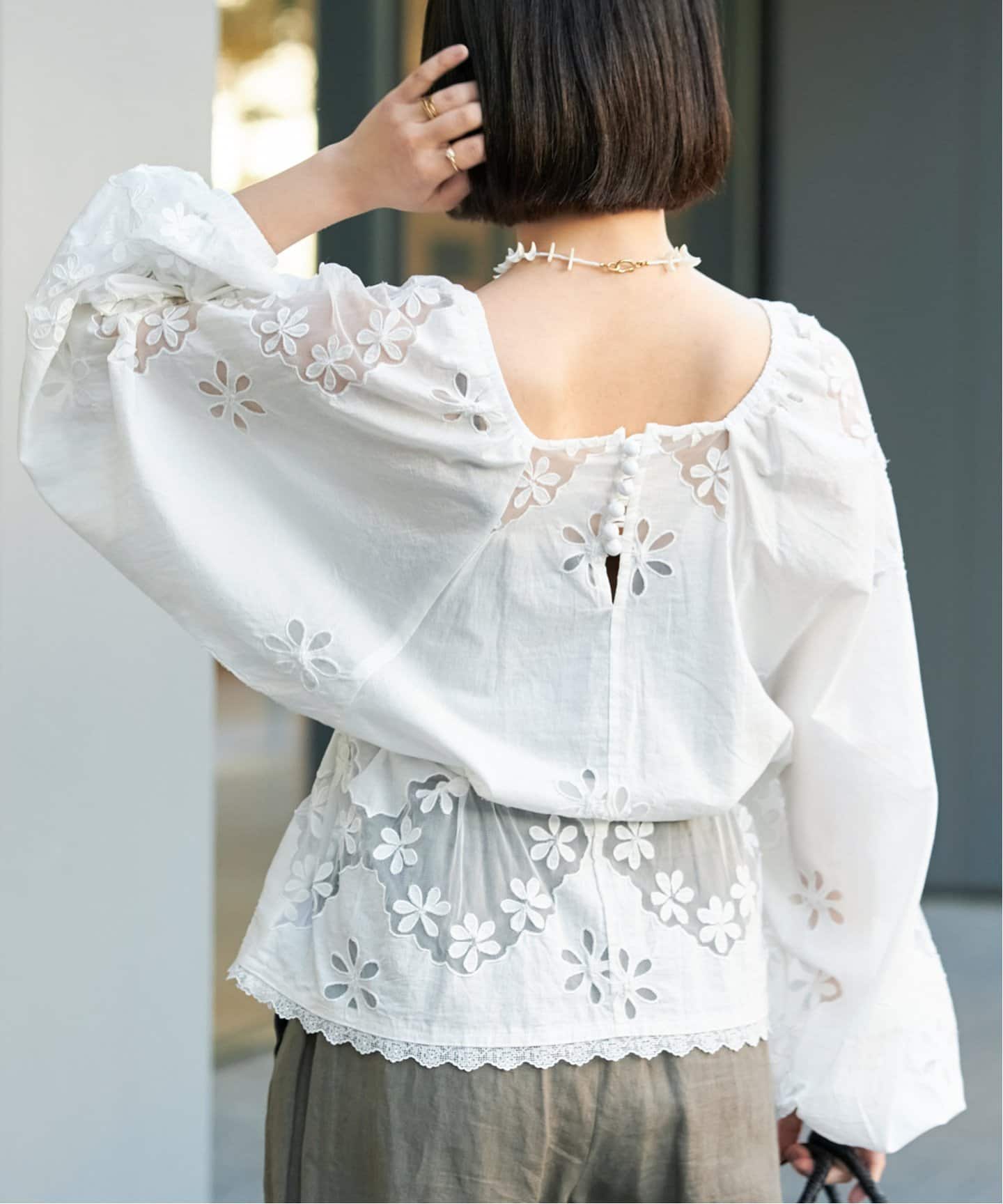IENA la boucle ブラウス セール】IENA LA BOUCLE リボンブラウス（シャツ/ブラウス