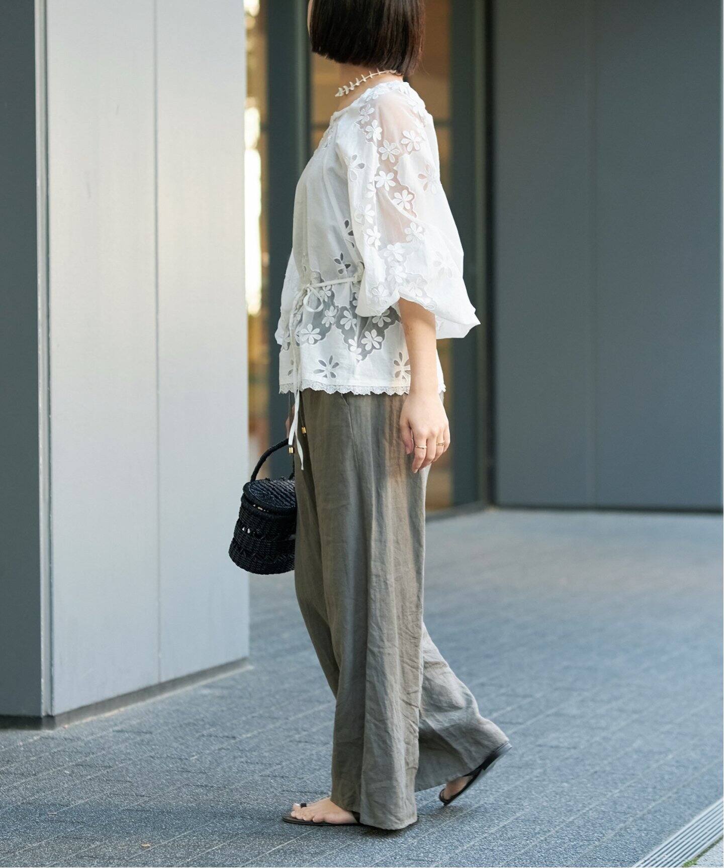 IENA LA BOUCLE☆カットワークレースブラウス☆ セール】IENA LA BOUCLE カットワークレース ブラウス◇（シャツ