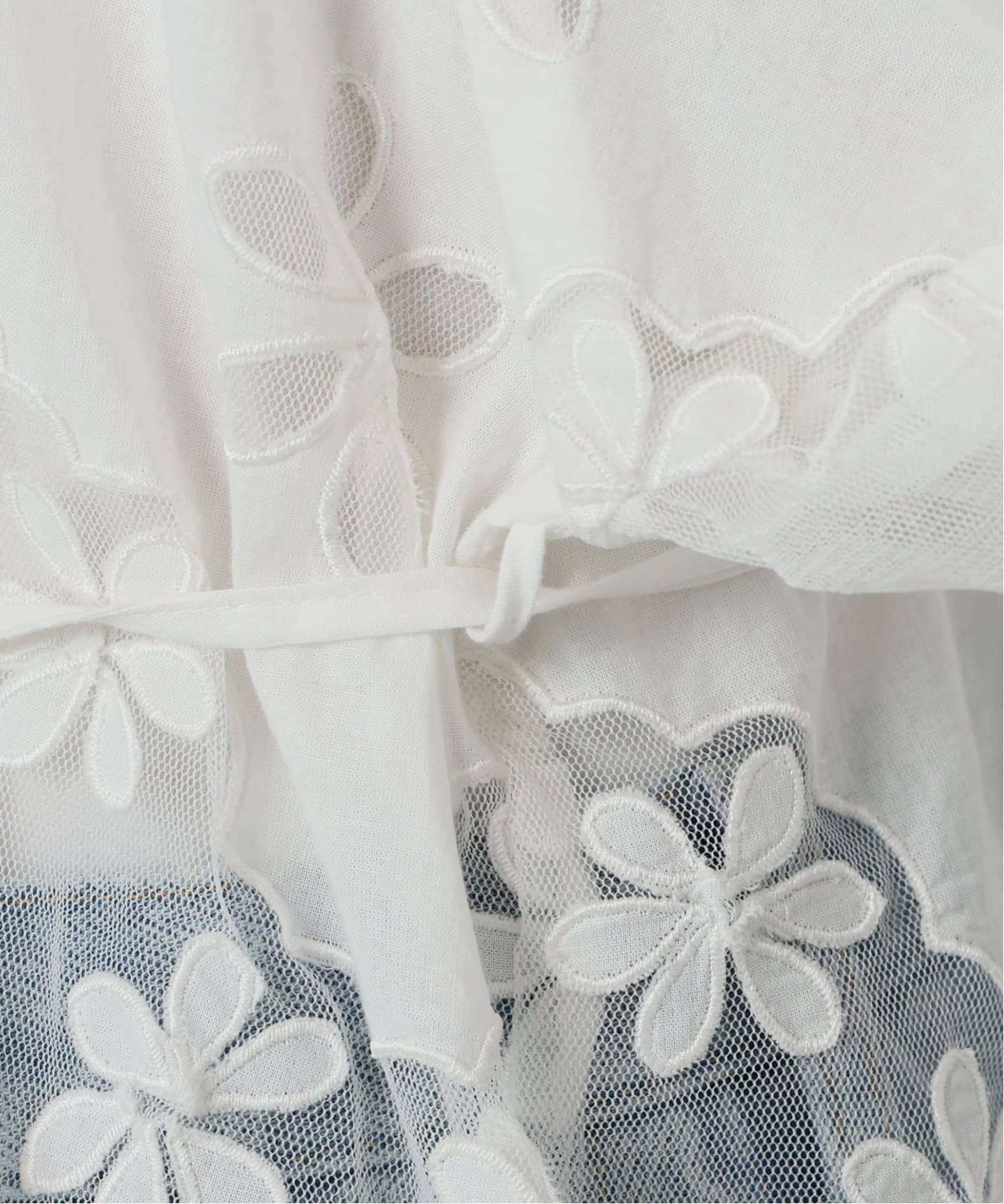 IENA LA BOUCLE☆カットワークレースブラウス☆ IENA LA BOUCLE レースエンブロボイルブラウス（シャツ／ブラウス