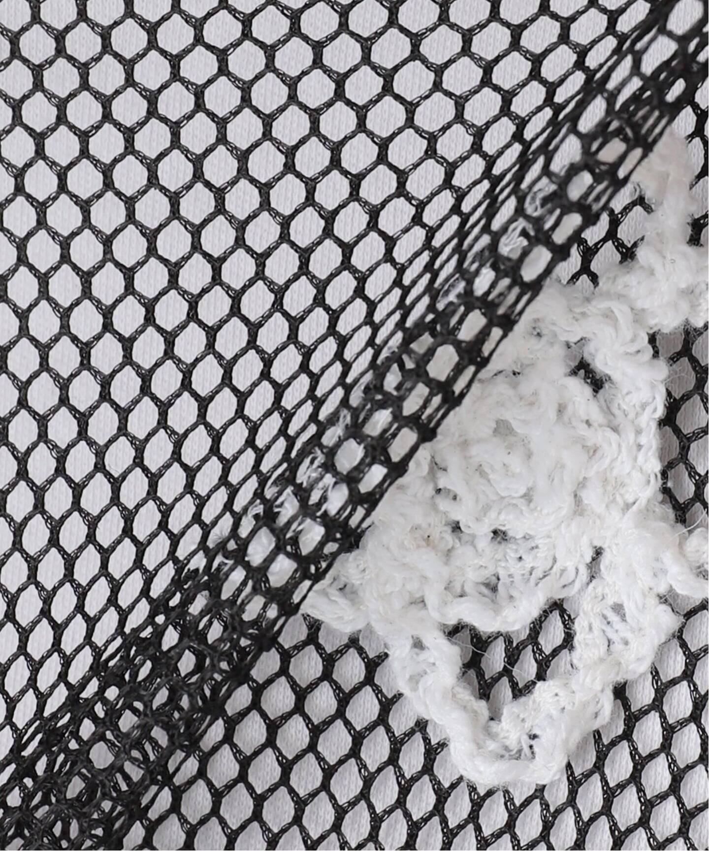 IENA LA BOUCLE メッシュフラワーレースベスト（シャツ／ブラウス