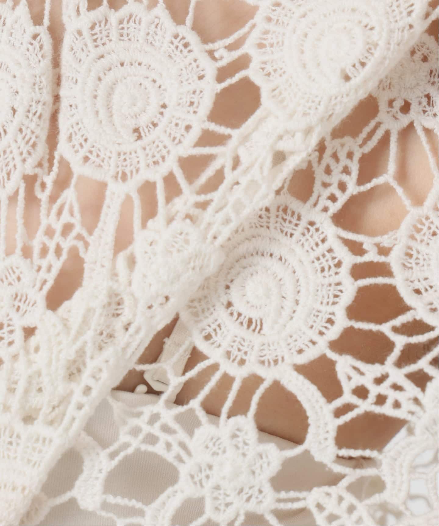 IENA LA BOUCLE レースポンチョ（シャツ／ブラウス）｜IENA（イエナ