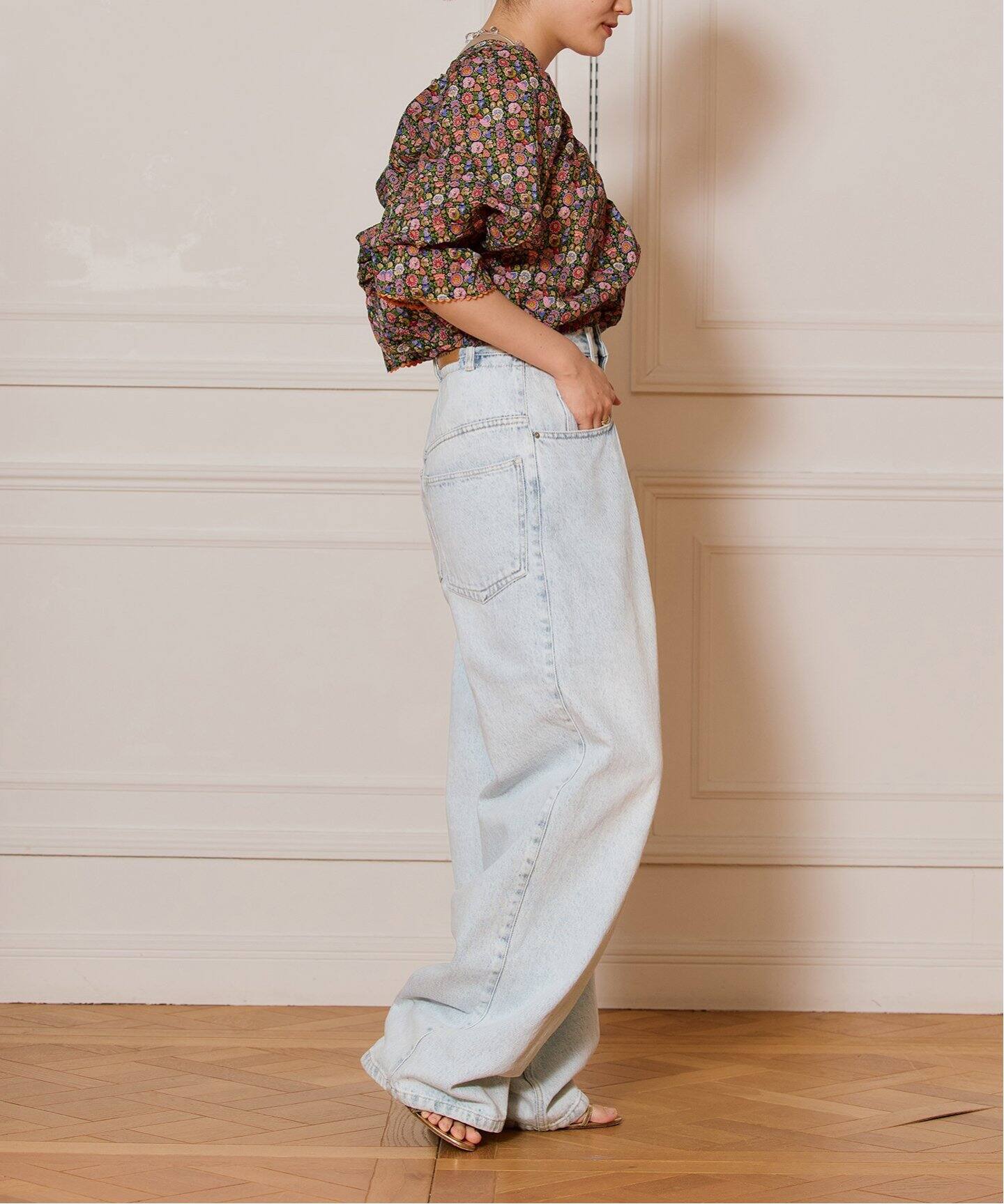 IENA LA BOUCLE LIBERTY プリントブラウス（シャツ／ブラウス）｜IENA  