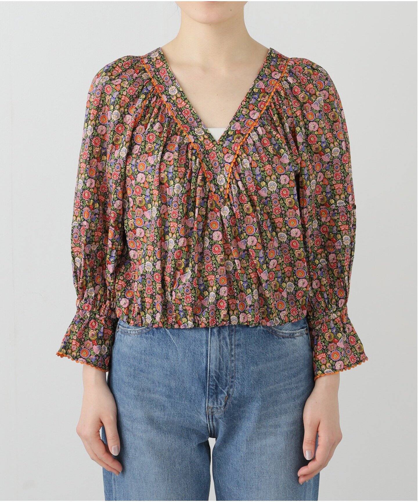 IENA LA BOUCLE LIBERTY プリントブラウス（シャツ／ブラウス）｜IENA  