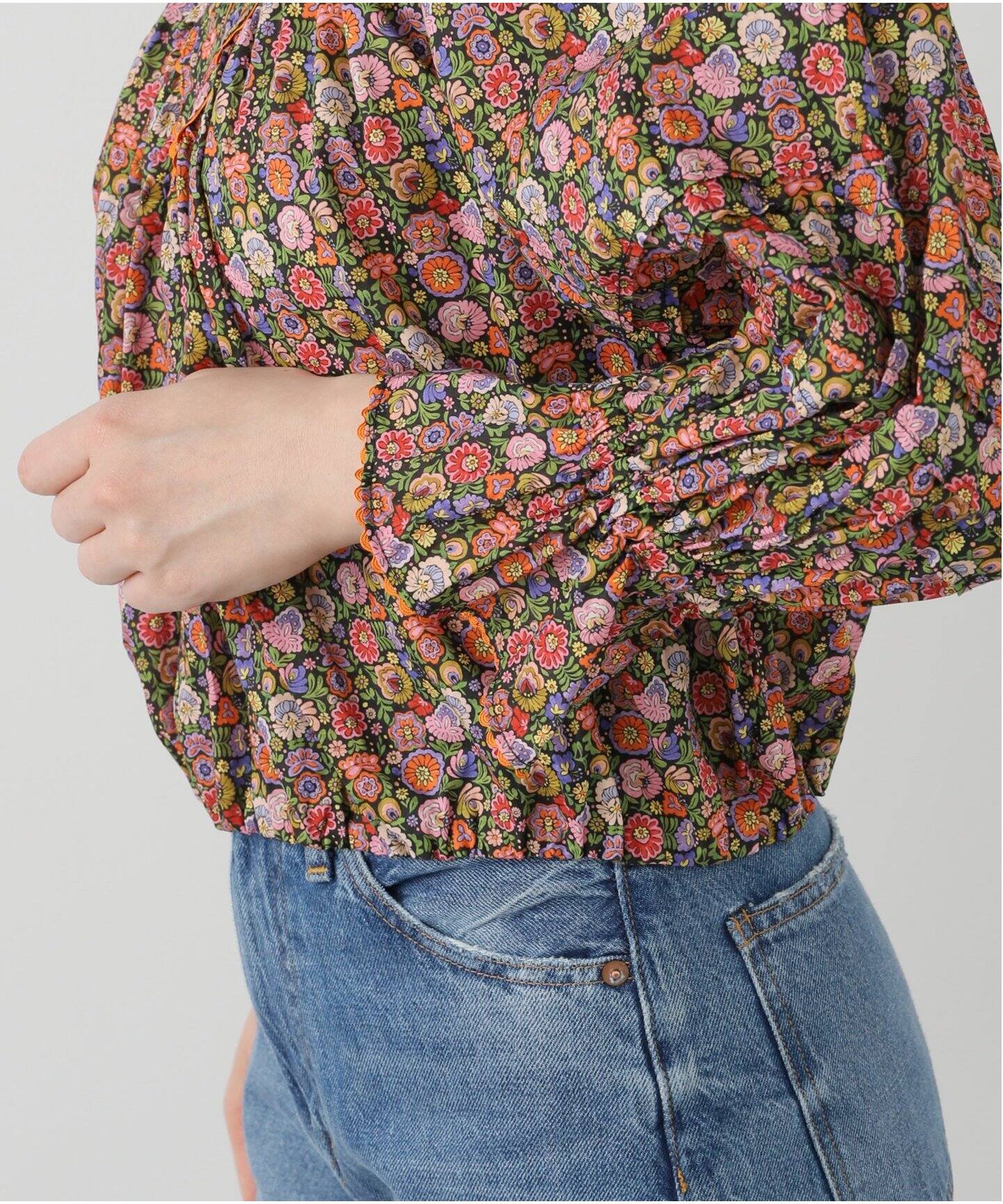 IENA LA BOUCLE LIBERTY プリントブラウス（シャツ／ブラウス）｜IENA  