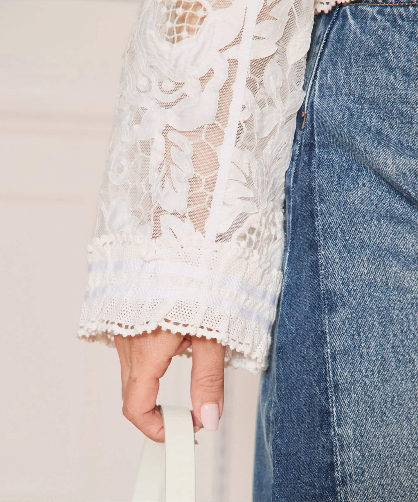 ブラウス シャツ IENA LA BOUCLE レースボレロブラウス レディース IENA LA BOUCLE ブラウス シャツ レースボレロブラウス