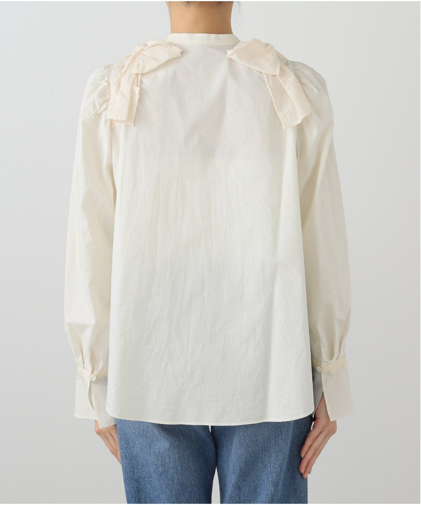 23ss IENA LA BOUCLE イエナラブークル リボン ブラウス 中古・古着通販】IENA LA BOUCLE (イエナ ラ ブークル) リボン