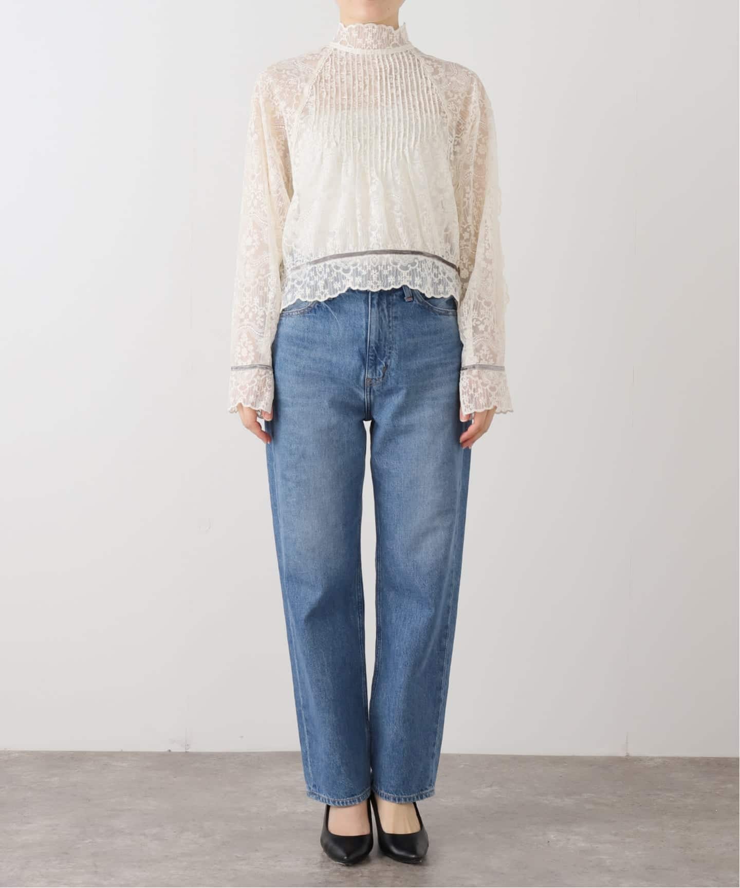 IENA LA BOUCLE チュールエンブロイダリーブラウス¥27,500税込 IENA LA BOUCLE チュールエンブロイダリーブラウス（シャツ