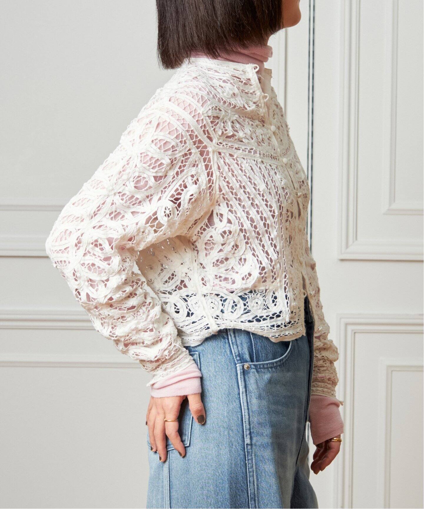 IENA イエナラブークル　バテンレースブラウス 追加》IENA LA BOUCLE バテンレースブラウス（シャツ/ブラウス）｜IENA