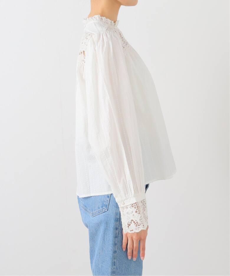 ULLA JOHNSON/ウラ ジョンソン comelia long sleeve ブラウス PF250249 