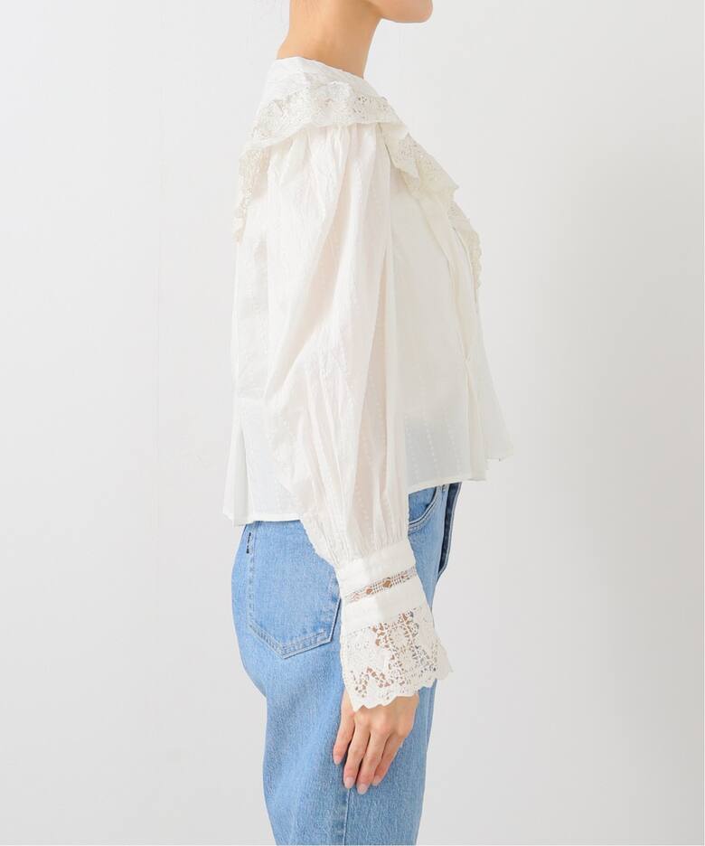 ULLA JOHNSON/ウラ ジョンソン esther long sleeve ブラウス PF250242