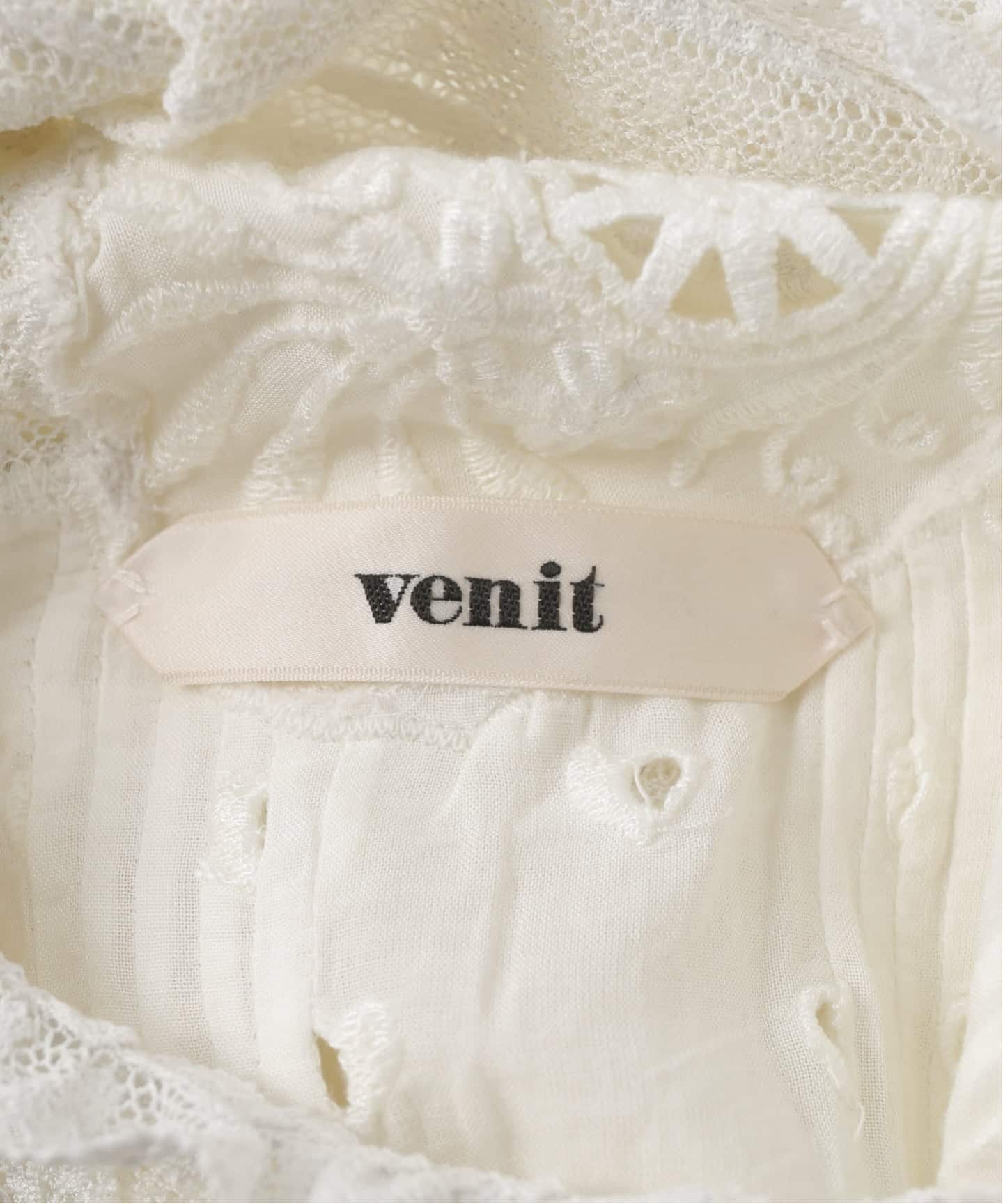 venit レーストップス VENIT ヴェニット STRETCH LACE レースブラウス