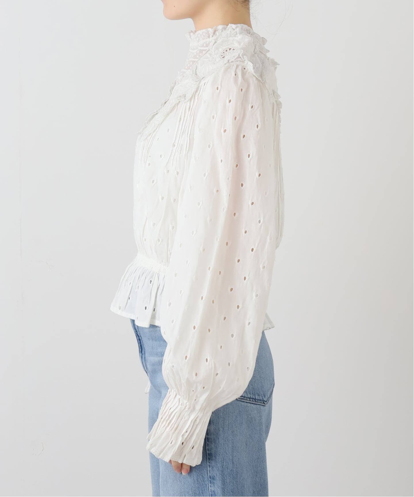 venit レーストップス VENIT ヴェニット STRETCH LACE レースブラウス